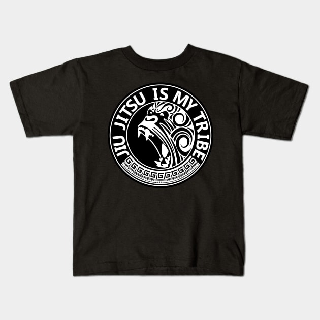 Jiu Jitsu is my Tribe - Lifestyle of a jiu jitsu practitioner Kids T-Shirt by undersideland